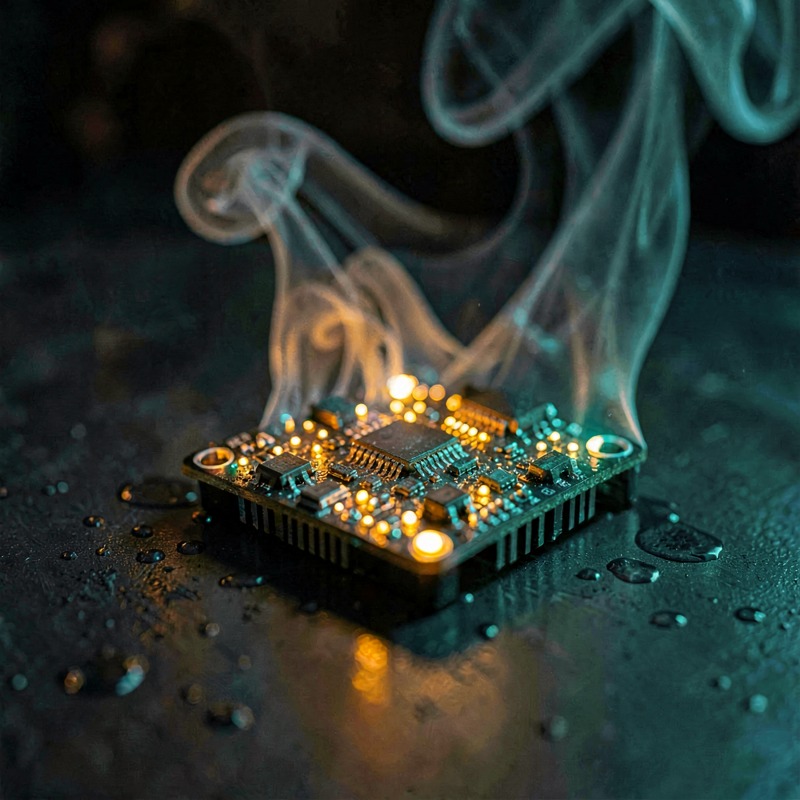 Solder smoke